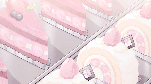 Yae Store animated profile banner in pink and white tones